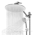 Bathroom Stainless Steel Handheld Rain Double Showerhead Set